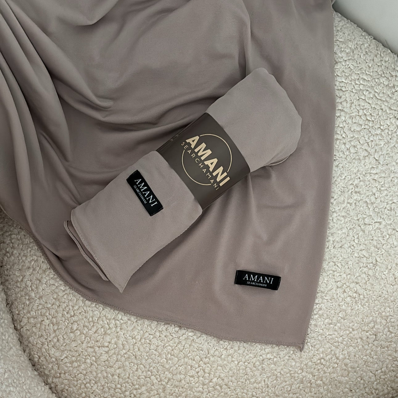 latte brown hijab