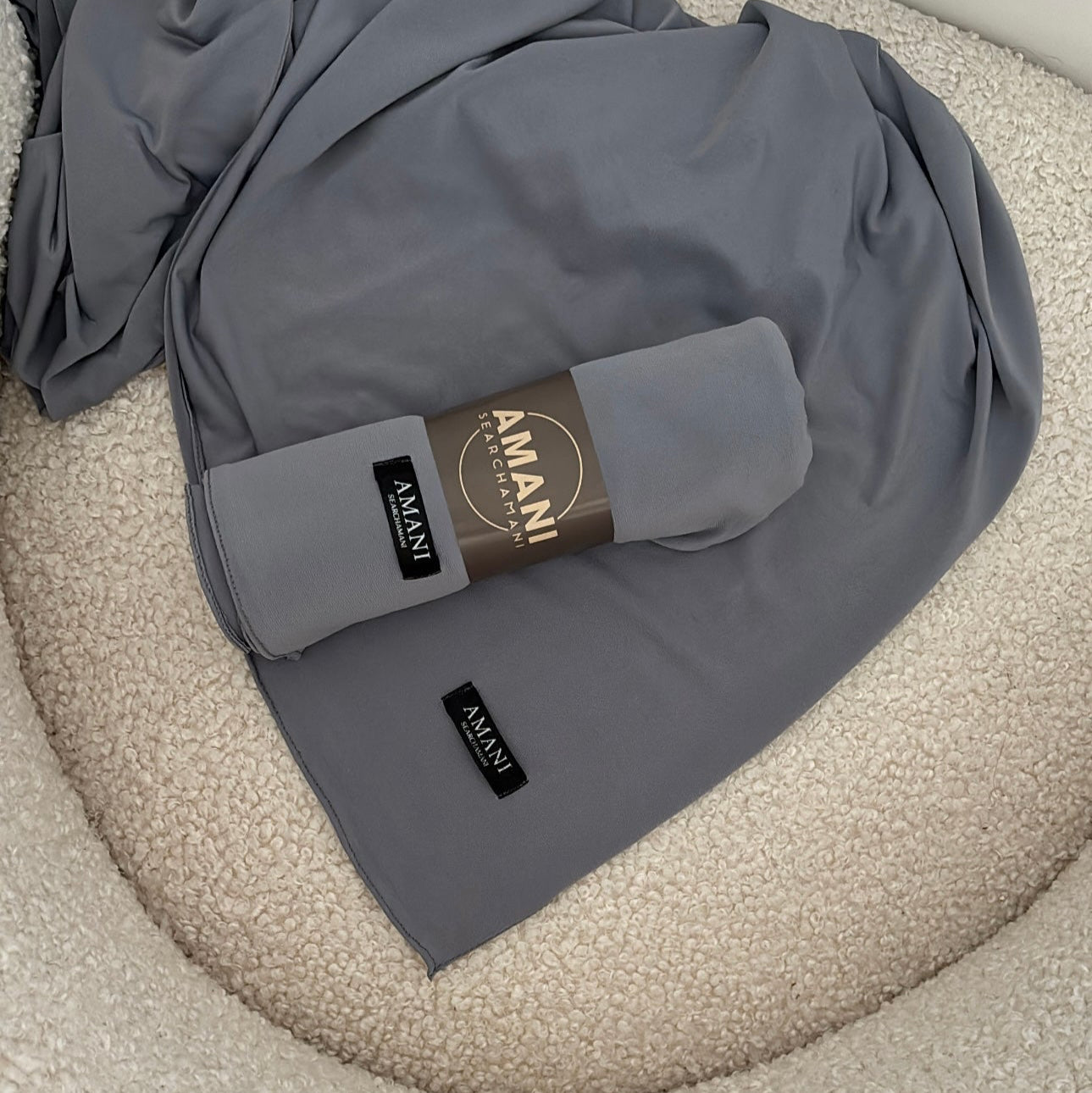 light grey hijab
