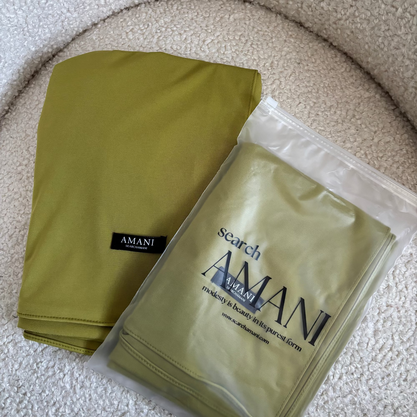 pastel lime hijab