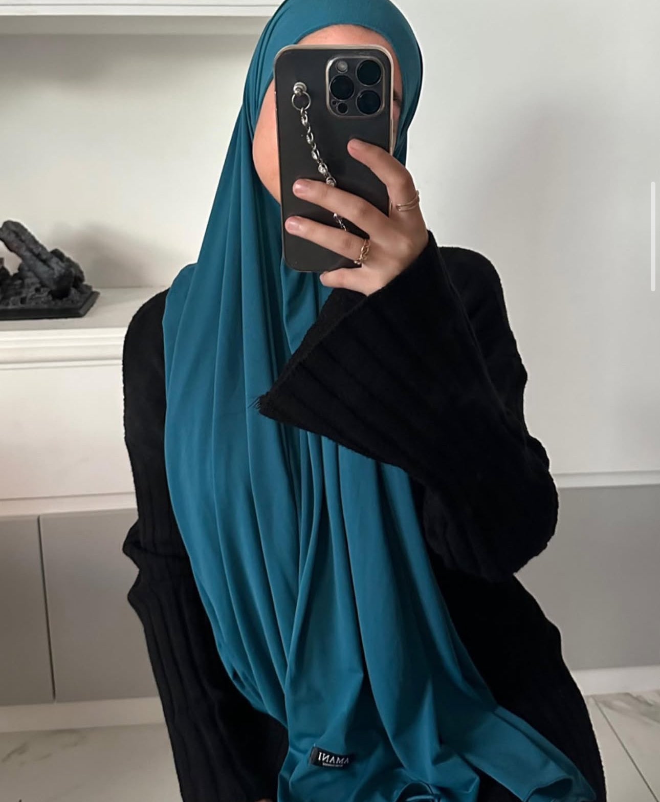 ocean blue hijab