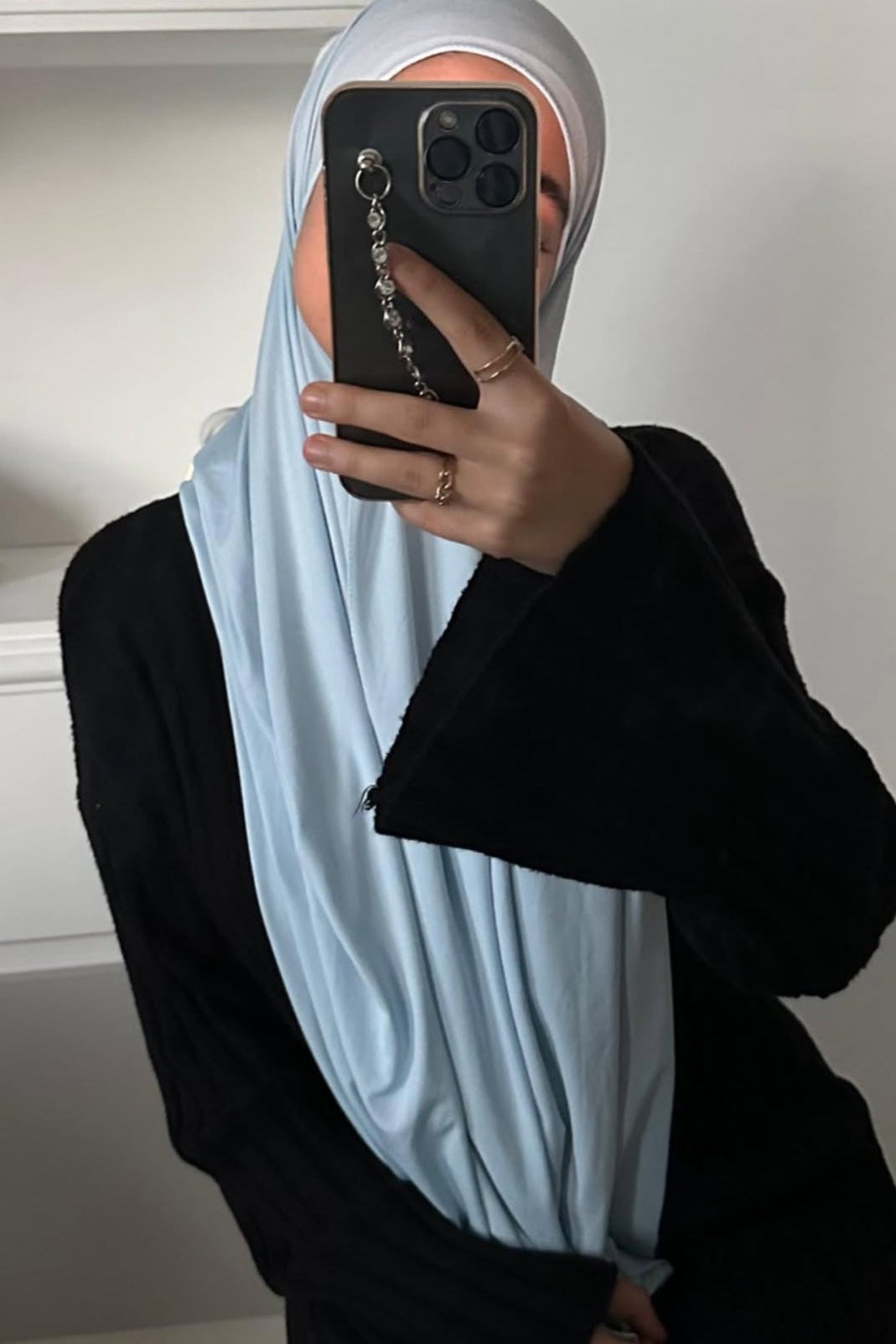 sky blue hijab