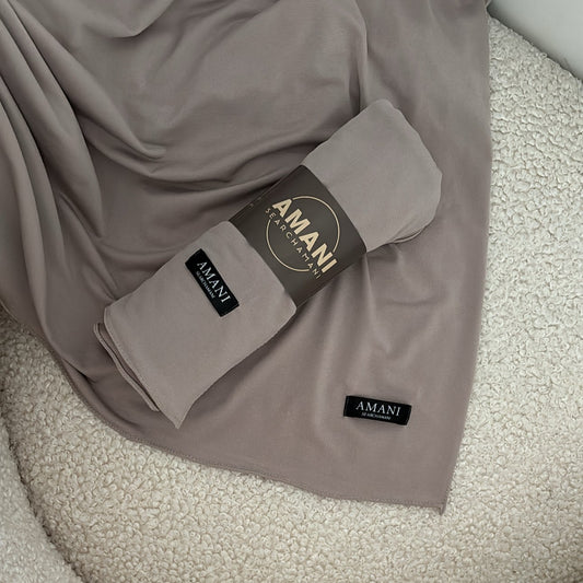 latte brown hijab