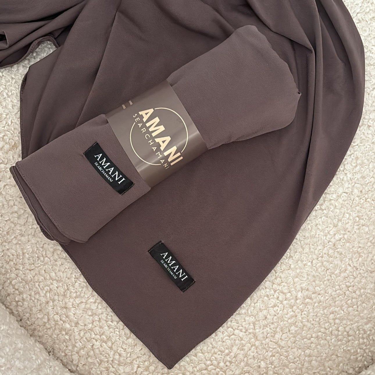 medium brown hijab