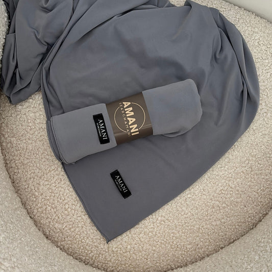 light grey hijab